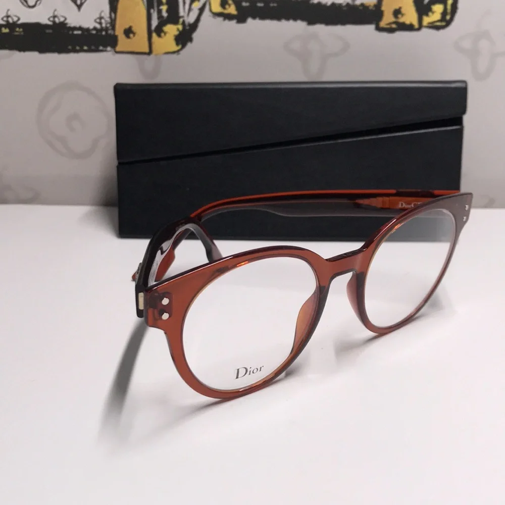 New Authentic Dior CD3 086 51 Ladies Aviator/Pilot Eyeglass Frames – Tortoise